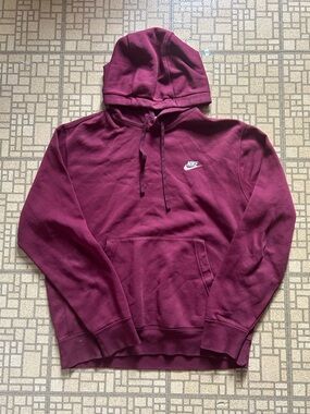 Nike Maroon Pullover Hoodie